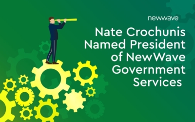Link to announcement of Nate Crochunis being named President of NewWave Governement Services