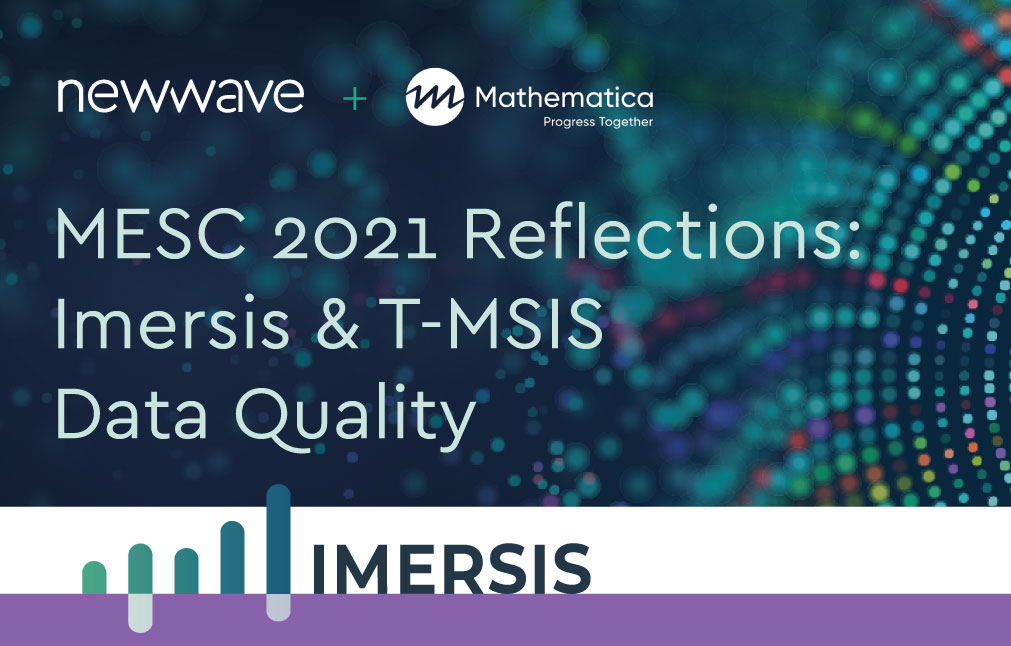 Reflections: Imersis & T-MSIS Data Quality – MESC 2021